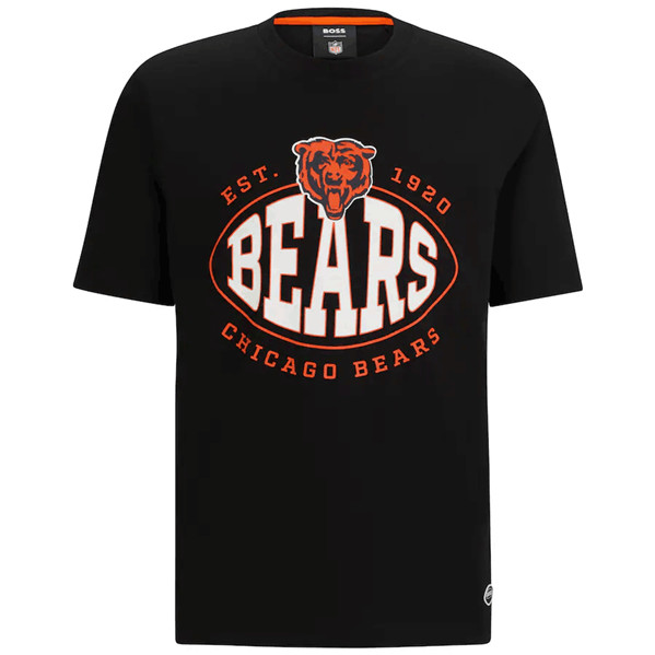 Men's Chicago Bears Black BOSS X Trap T-Shirt